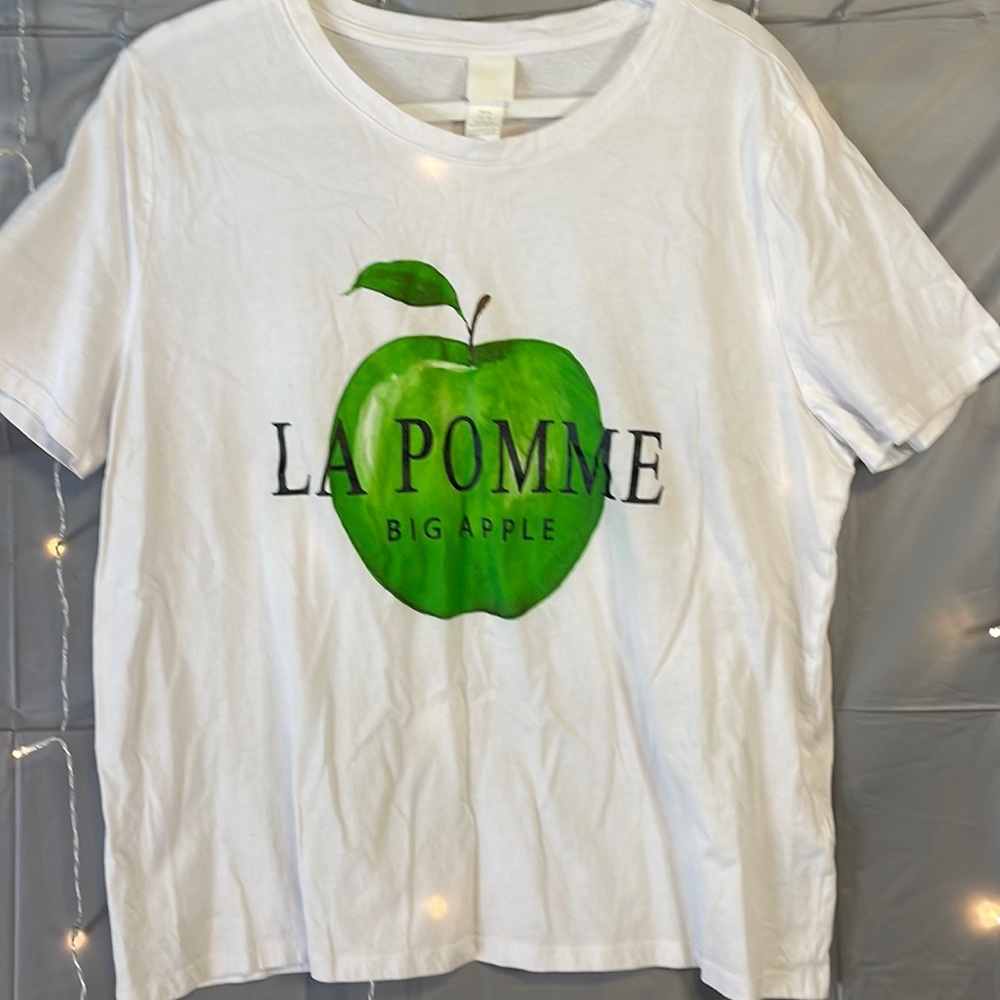 H&M XL white graphic tee